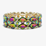 89258, DIAMOND RHINESTONE EVENING STRETCH BRACELET