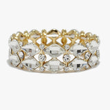 89258, DIAMOND RHINESTONE EVENING STRETCH BRACELET