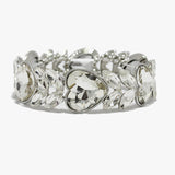 89260, HEART RHINESTONE EVENING STRETCH BRACELET