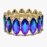 89262, MARQUISE RHINESTONE EVENING STRETCH BRACELET