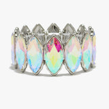 89262, MARQUISE RHINESTONE EVENING STRETCH BRACELET