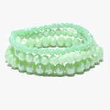 89267, MULTI LAYERED BEADED STRETCH BRACELET