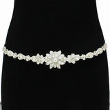 89327, HANDMADE MULTI CRYSTAL RHINESTONE WEDDING BELT/ HEADBAND
