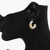 89367, CELLULOID ACETATE SMALL HOOP EARRING