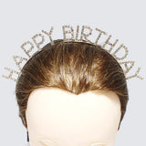 89412, "HAPPY BIRTHDAY" RHINESTONE HEADBAND