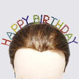 89412, "HAPPY BIRTHDAY" RHINESTONE HEADBAND