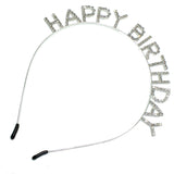 89412, "HAPPY BIRTHDAY" RHINESTONE HEADBAND