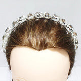 89414, GEOMETRIC MULTI RHINESTONE HEADBAND