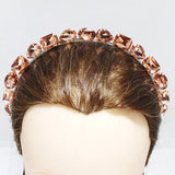 89414, GEOMETRIC MULTI RHINESTONE HEADBAND