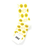 89501, SMILE HAPPY FACE PRINT SOCKS