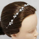 89537, FLOWER CRYSTAL RHINESTONE WEDDING HAIR VINE