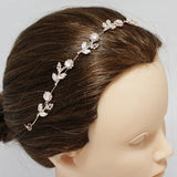89537, FLOWER CRYSTAL RHINESTONE WEDDING HAIR VINE