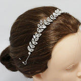 89540, BRIDAL LEAF CRYSTAL RHINESTONE WEDDING HAIR VINE