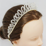 89606, BRIDAL HANDMADE BEADED WEDDING HAIR VINE