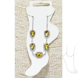 89659, MULTI RHINESTONE ANKLET