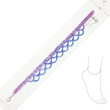 89660, CRYSTAL EMBELLISHED RHINESTONE ANKLET