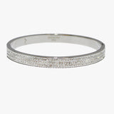 89668, CRYSTAL EMBELLISHED STAINLESS STEEL BRACELET