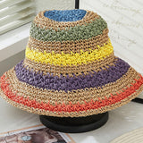 89754, MULTI COLOR WOVEN BUCKET HAT