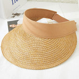 89760, SOLID NATURAL BRIM SUN VISOR