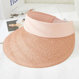 89760, SOLID NATURAL BRIM SUN VISOR