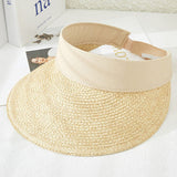 89760, SOLID NATURAL BRIM SUN VISOR
