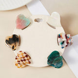 89761, MULTI PATTERN MINI HEART HAIR CLAW / HAIR CLIP