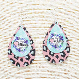 89819, "HAPPY MOTHER'S DAY" TEARDROP EARRING
