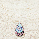 89820, "HAPPY MOTHER'S DAY" TEARDROP PENDANT NECKLACE