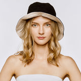 89845, REVERSIBLE TWO TONE WIRED EDGE BUCKET HAT