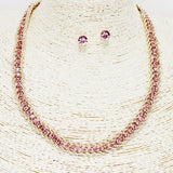 89953, RHINESTONE ACCENT TWISTED CHAIN NECKLACE