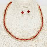 89953, RHINESTONE ACCENT TWISTED CHAIN NECKLACE