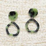 89959, TORTOISE ACETATE EARRING
