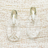 89961, GEOMETRIC ACRYLIC LINKED EARRING