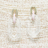 89961, GEOMETRIC ACRYLIC LINKED EARRING