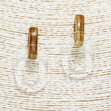 89963, CELLULOID ACETATE ACRYLIC EARRING