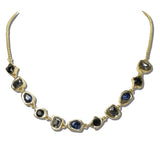 NW40512JET_WT 8 · Geometric Gem Bezel Collar Necklace – Gold/Black