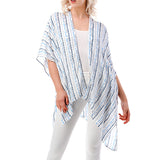 90122, VERTICAL DOTTED STRIPES KIMONO