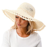 90129, SCALLOP EDGE SUN HAT