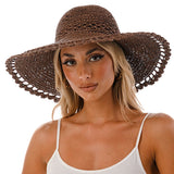 90129, SCALLOP EDGE SUN HAT