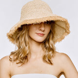 90133, STRAW BUCKET HAT