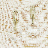 90160, GEOMETRIC ACRYLIC ACCENT EARRING