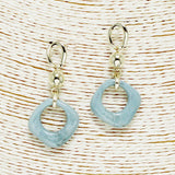 90161, GEOMETRIC CELLULOID ACETATE EARRING