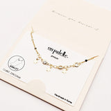 90224, DAINTY STAR CHARM WITH CUBIC ZIRCONIA ANKLET