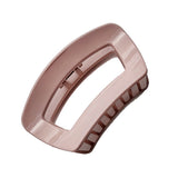 90241, GEOMETRIC SOLID COLOR HAIR CLAW, HAIR CLIP