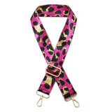 90439, ANIMAL PRINT PATTERN ADJUSTABLE BAG STRAP/CROSSBODY STRAP
