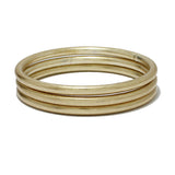 90629, 3PCS ROUND METAL BANGLE BRACELET SET