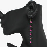 90767, DAINTY OVAL SHAPE DANGLE DROP EARRING