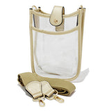 90788, CLEAR TRANSPARENT CROSSBODY BAG/SHOULDER BAG