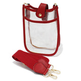 90788, CLEAR TRANSPARENT CROSSBODY BAG/SHOULDER BAG