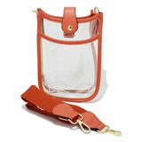 90788, CLEAR TRANSPARENT CROSSBODY BAG/SHOULDER BAG